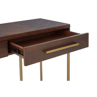 Orsina Brando Acacia Wood Effect Console Table with Storage Drawers