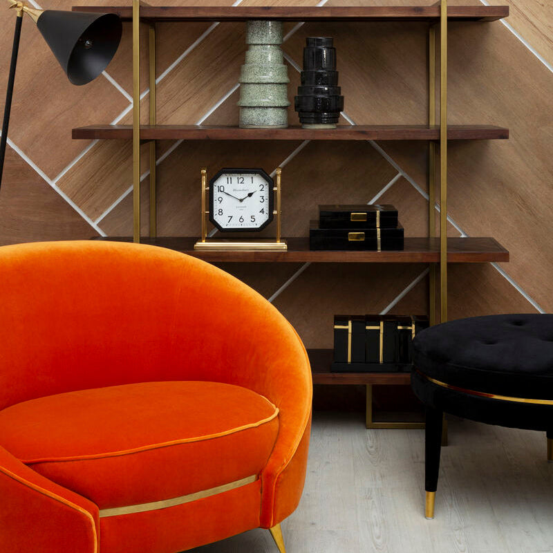 Orsina Brando Four Tier Shelving Unit – Modern Vertical Storage Shelf