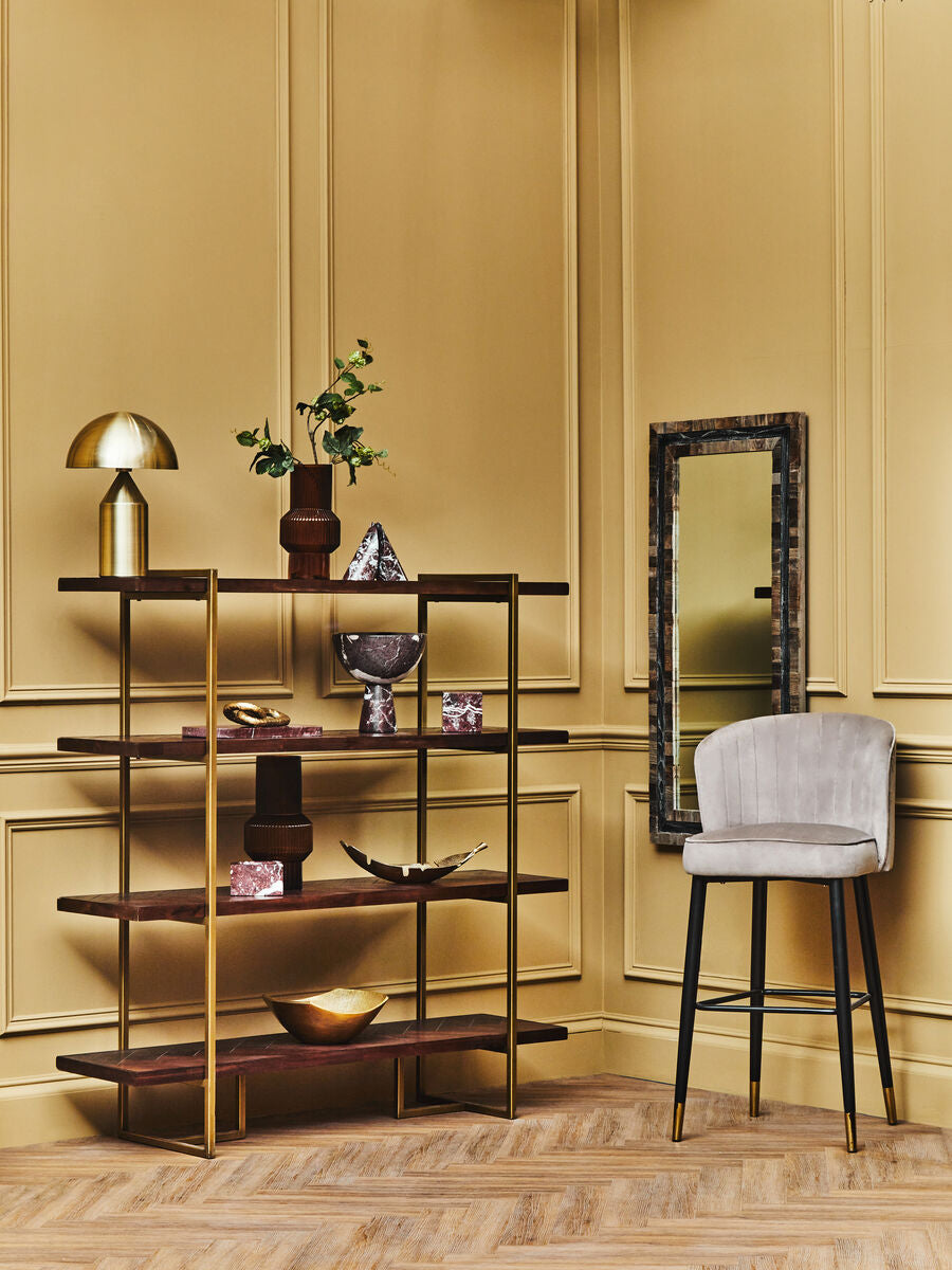 Orsina Brando Four Tier Shelving Unit – Modern Vertical Storage Shelf