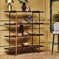 Orsina Brando Four Tier Shelving Unit – Modern Vertical Storage Shelf
