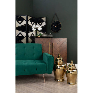 Orsina Brando Drinks Cabinet – Acacia Wood Effect Home Bar Storage