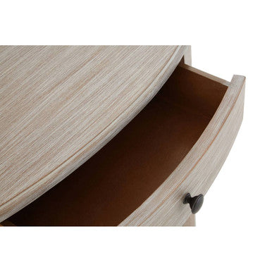 Orsina Heritage Half Moon Console Table – Natural Wash Wood Finish