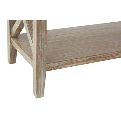 Orsina Heritage Grey Wash 3 Shelf Bookcase – Wooden Living Room Storage