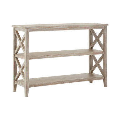 Orsina Heritage Natural 3-Shelf Wooden Bookcase | Modern Home Storage