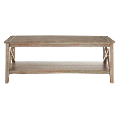 Orsina Heritage Natural Pine Wood Coffee Table – Modern Minimalist Design