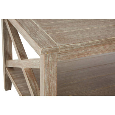 Orsina Heritage Natural Pine Wood Coffee Table – Modern Minimalist Design