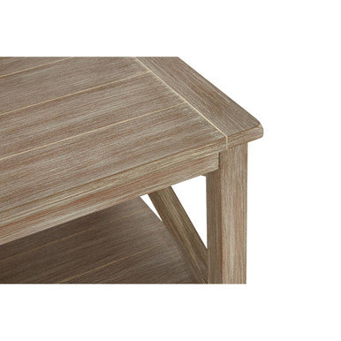 Orsina Heritage Natural Pine Wood Coffee Table – Modern Minimalist Design