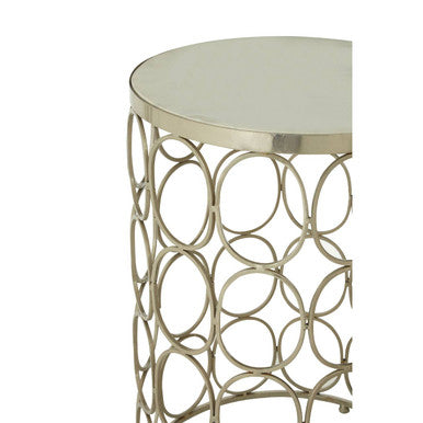 Orsina Templar Marble and Nickel Side Tables – Set of 2 Modern Tables