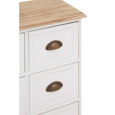 Orsina Austin White 8-Drawer Chest – Coastal Bedroom Storage Dresser