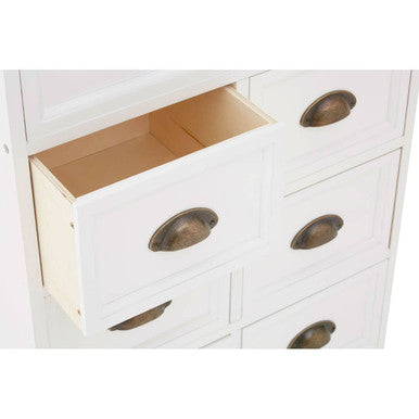 Orsina Austin White 8-Drawer Chest – Coastal Bedroom Storage Dresser