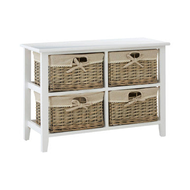 Orsina Mesa 4 Drawer Chest – Modern Minimalist Bedroom Storage Unit