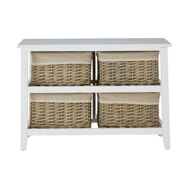 Orsina Mesa 4 Drawer Chest – Modern Minimalist Bedroom Storage Unit