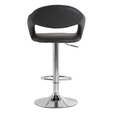 Orsina Taylor Grey Faux Leather Bar Chair – Modern Kitchen Stool
