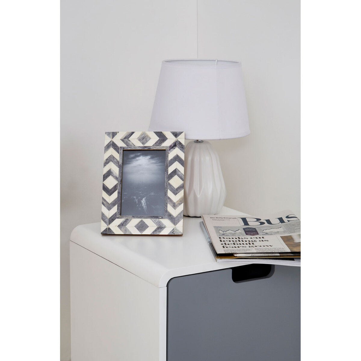 Orsina Milo 1 Door Cabinet – Two-Tone Modern Storage Sideboard