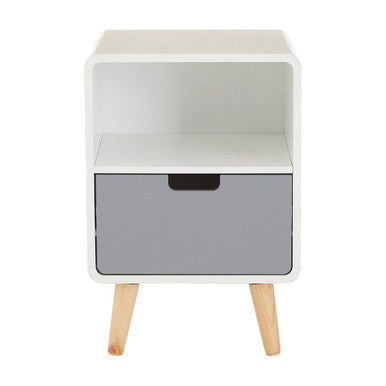 Orsina Milo 1 Drawer Cabinet – Modern Nordic Bedside Table & Side Table