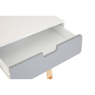 Orsina Milo Console Table – Slim 2-Drawer Entryway Table in White