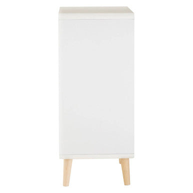 Orsina Milo 4 Drawer Cabinet – Modern Two-Tone Grey Storage Tallboy