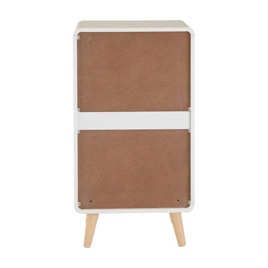 Orsina Milo 4 Drawer Cabinet – Modern Two-Tone Grey Storage Tallboy