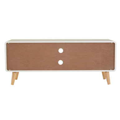 Milo TV Unit by Orsina – Modern Pinewood Media Console with Storage