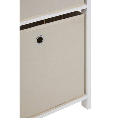 Orsina Lindo 3 Drawer Natural Fabric Storage Cabinet – Hallway Organiser