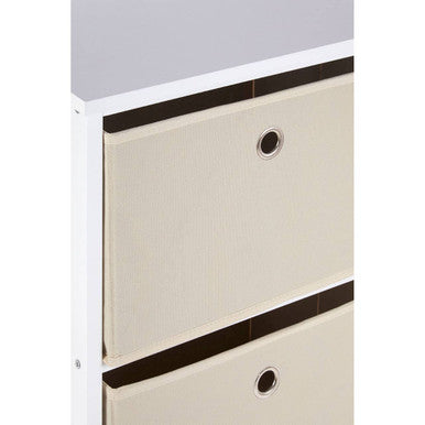 Orsina Lindo 4 Drawer Fabric Storage Cabinet – Natural Bedroom Organiser