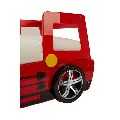 Orsina Kids Fire Engine Bed – Red Novelty Children's Bed Frame