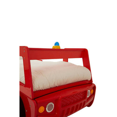 Orsina Kids Fire Engine Bed – Red Novelty Children's Bed Frame