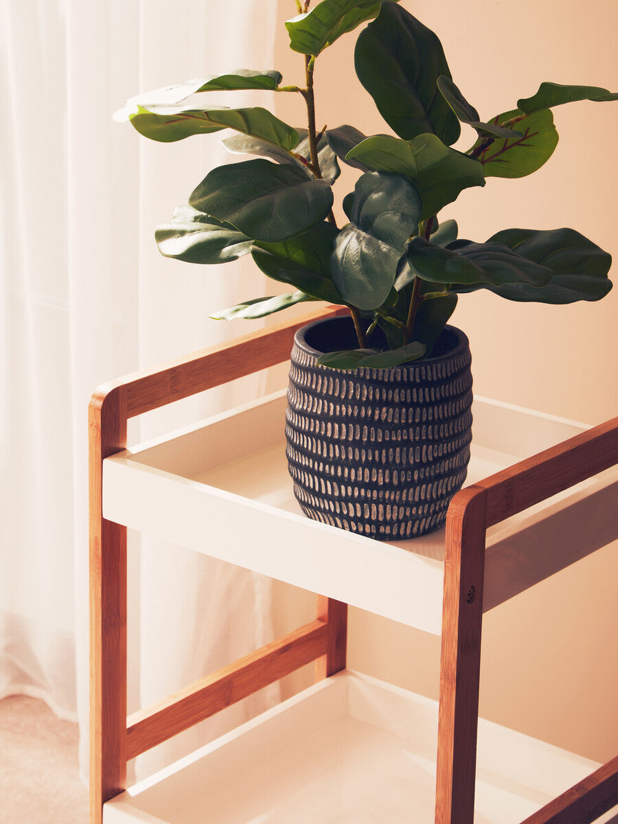 Orsina Nostra 3-Tiered Minimalist Display Shelf – White and Natural