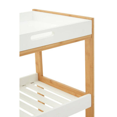 Orsina Nostra 3 Tier Rectangular Storage Trolley – Mobile Rolling Cart