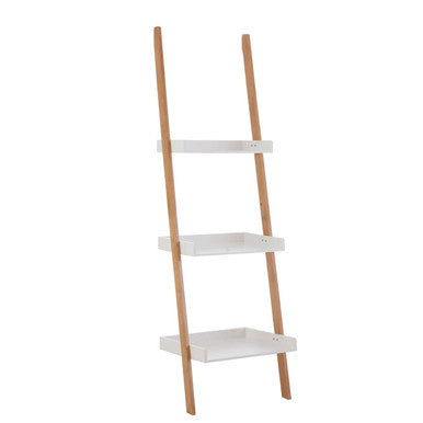 Orsina Nostra 3-Tier Bamboo Ladder Shelf – Modern Scandi Display Unit