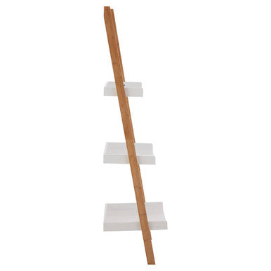 Orsina Nostra 3-Tier Bamboo Ladder Shelf – Modern Scandi Display Unit