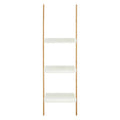 Orsina Nostra 3-Tier Bamboo Ladder Shelf – Modern Scandi Display Unit