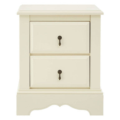 Orsina Florence Ivory Chest of 2 Drawers – Classic Bedside Table