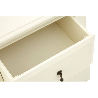 Orsina Florence Ivory Chest of 2 Drawers – Classic Bedside Table