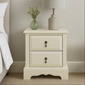 Orsina Florence Ivory Chest of 2 Drawers – Classic Bedside Table