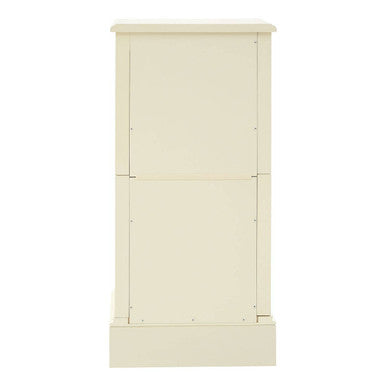 Orsina Florence Ivory Chest of 4 Drawers – Slim Bedroom Storage