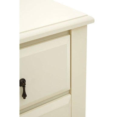 Orsina Florence Ivory Chest of 4 Drawers – Slim Bedroom Storage