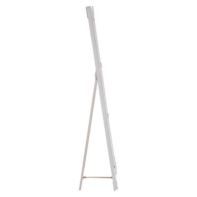 Orsina Elizabeth White Floor Standing Mirror – Full-Length Bedroom Mirror