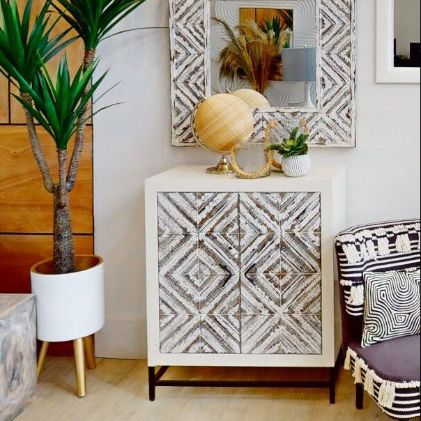 Orsina Lombok 2 Door Cabinet – Modern Compact Hallway Storage Unit