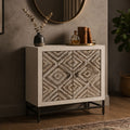 Orsina Lombok 2 Door Cabinet – Modern Compact Hallway Storage Unit