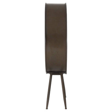 Orsina Trinity Round Metal and Wood Shelf Unit – Industrial Display