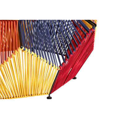 Orsina Fusion Multicoloured Woven Hexagon Coffee Table – Modern Decor
