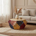 Orsina Fusion Multicoloured Woven Hexagon Coffee Table – Modern Decor