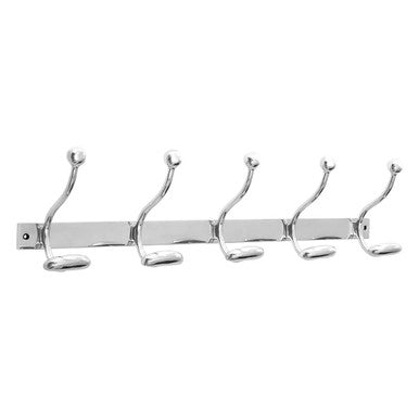 Orsina Arris 10 Hook Aluminium Wall Mounted Hanger – Modern Coat Rack