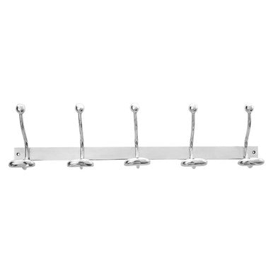 Orsina Arris 10 Hook Aluminium Wall Mounted Hanger – Modern Coat Rack