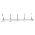 Orsina Arris 10 Hook Aluminium Wall Mounted Hanger – Modern Coat Rack