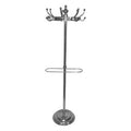 Orsina Arris Polished Aluminium Floor Standing Coat Stand & Rack