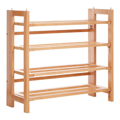 Orsina ARLA 4 Tier Folding Shoe Rack | Space Saving Hallway Organiser