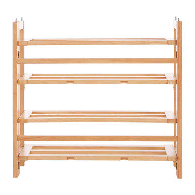 Orsina ARLA 4 Tier Folding Shoe Rack | Space Saving Hallway Organiser