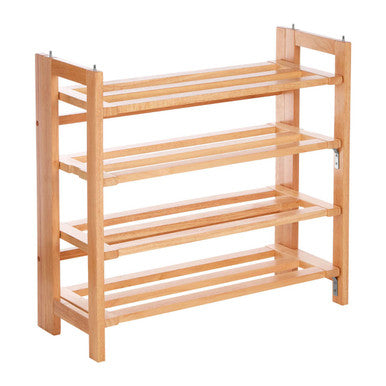 Orsina ARLA 4 Tier Folding Shoe Rack | Space Saving Hallway Organiser